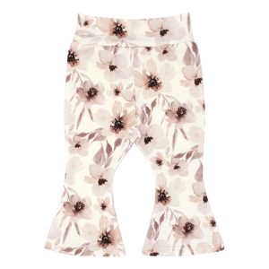 FLARED BROEKJE | Floral Ivory