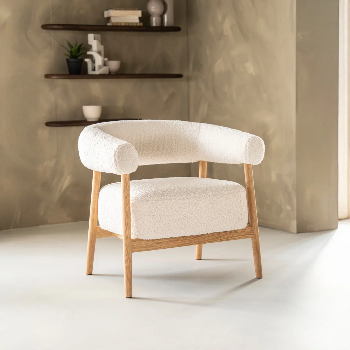 By-Boo Mysa – Fauteuil Beige - Afbeelding 2