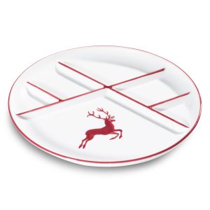 Fonduebord – Hert bordeauxrood – 29 cm