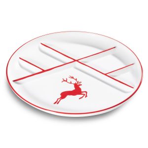 Fonduebord – Hert robijnrood – 29 cm