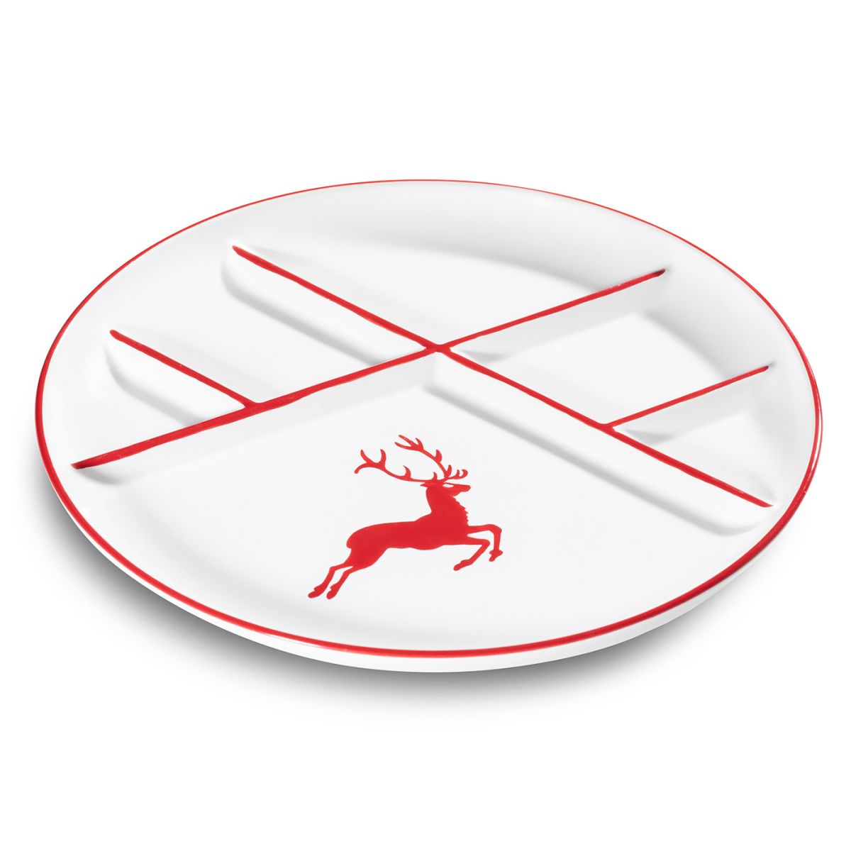 Fonduebord – Hert robijnrood – 29 cm