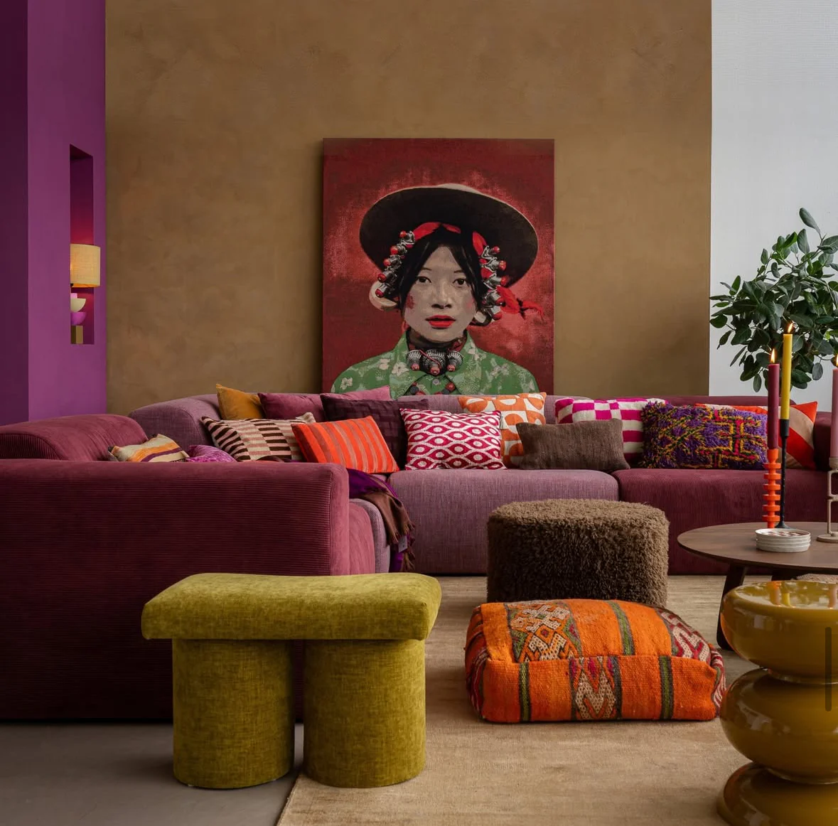 Tibetaans Meisje – Ingelijst Geweven Kunstwerk - Afbeelding 5