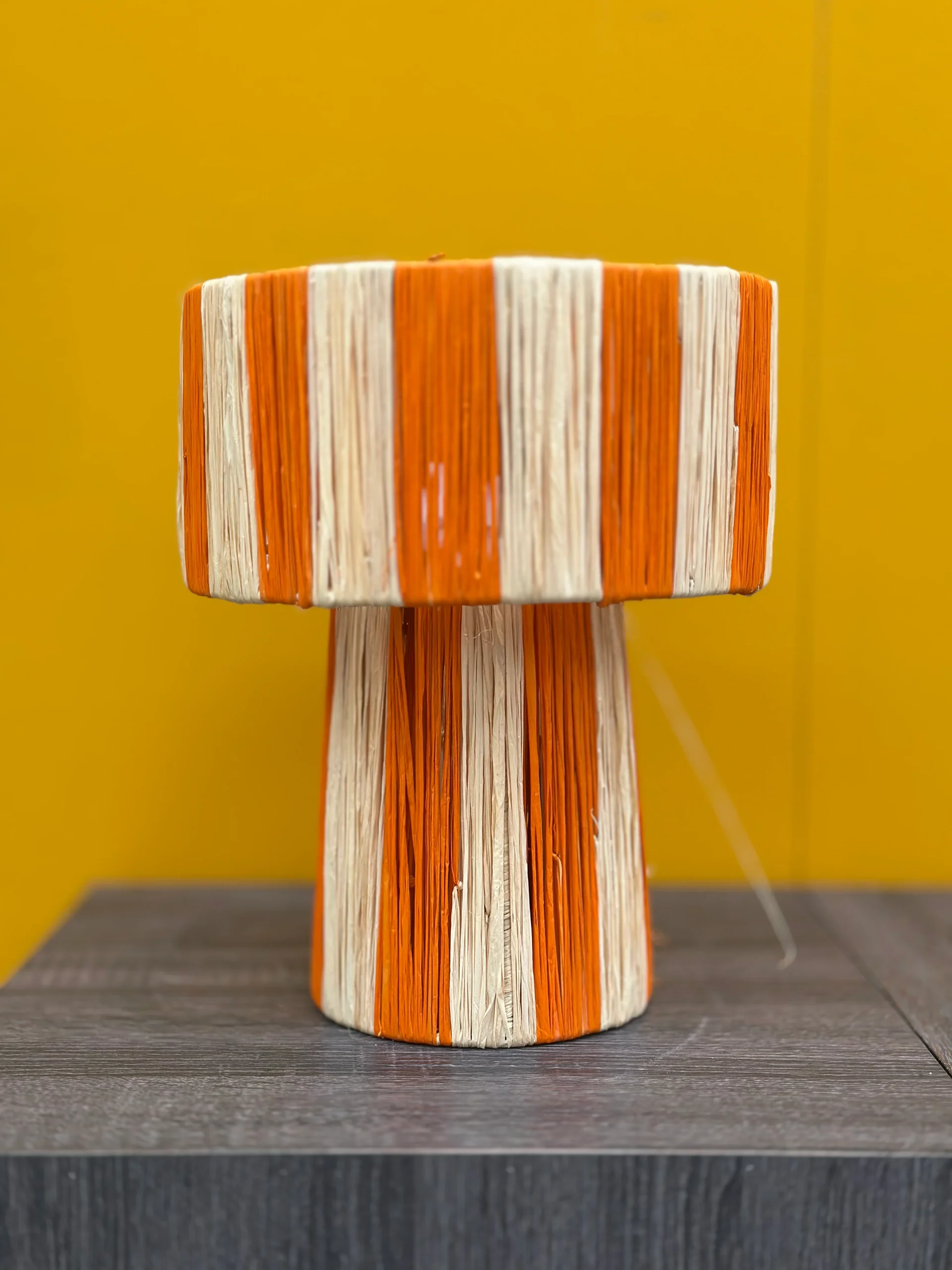 Marokkaanse raffia tafellamp - Afbeelding 6