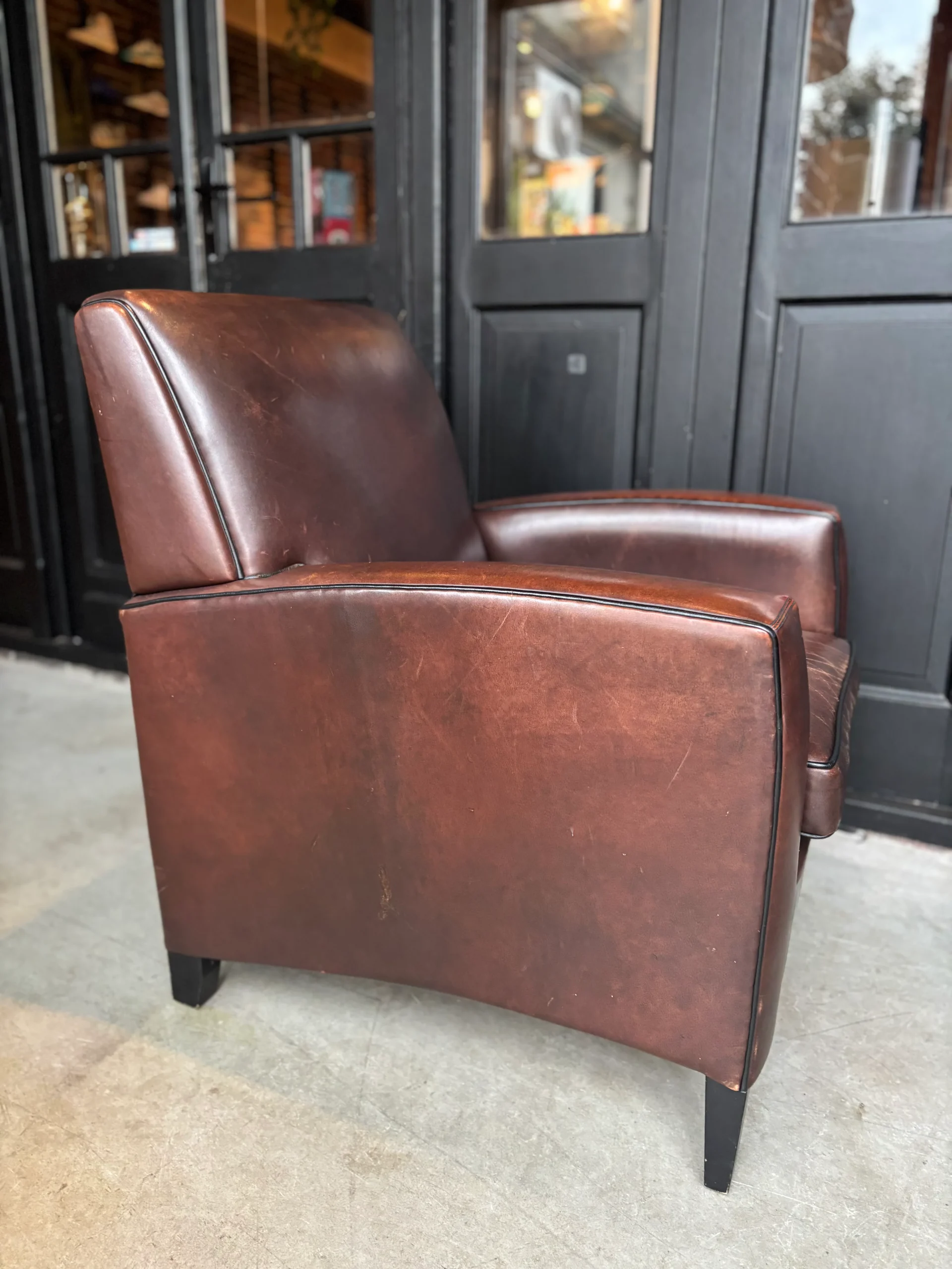 Lounge Atelier Old saddle Fauteuil Model Denver - Afbeelding 3