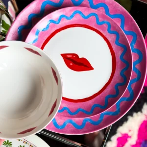 Valentijn servies set – dinerbord, ontbijtbord, & kom