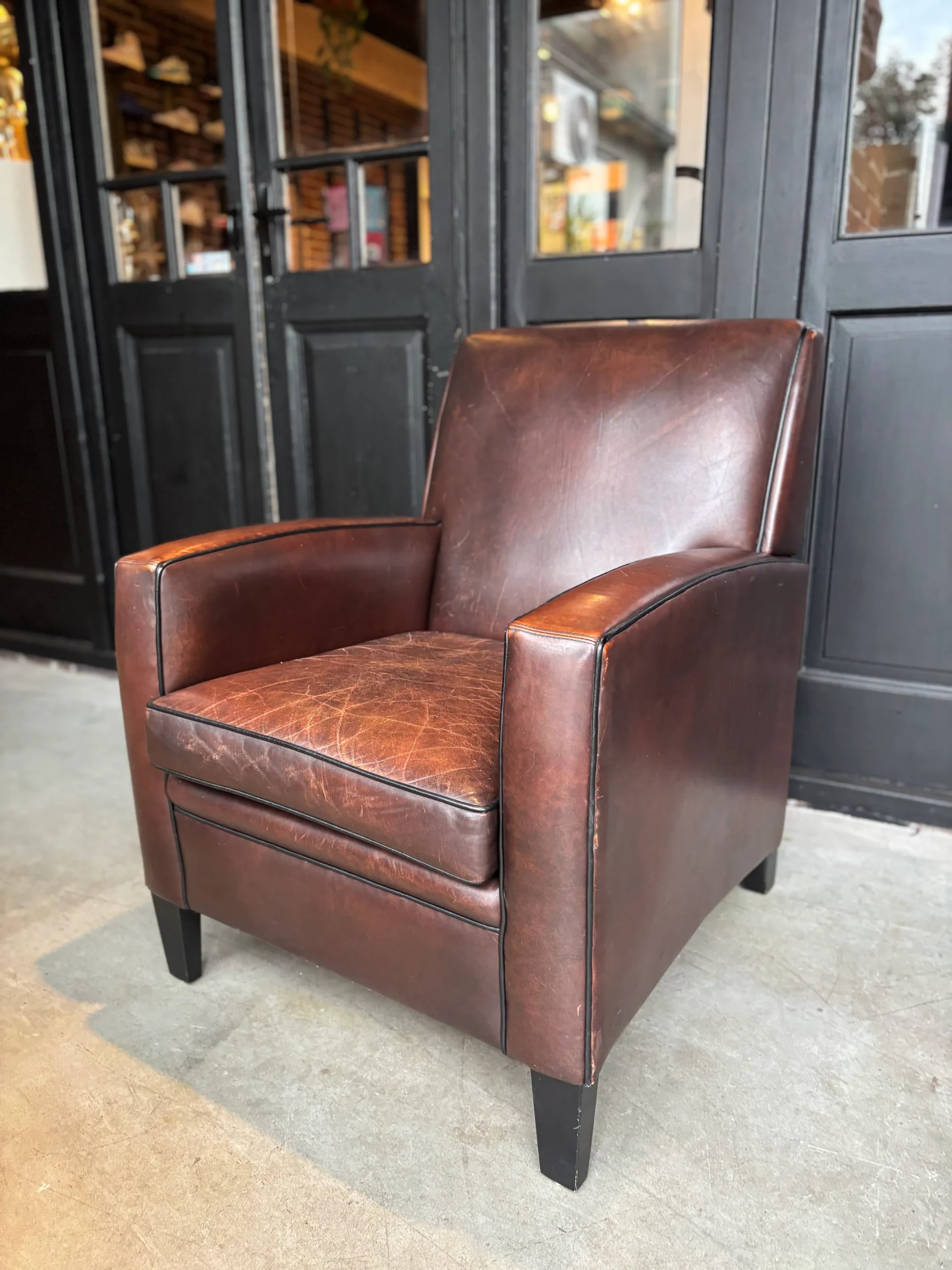 Lounge Atelier Old saddle Fauteuil Model Denver - Afbeelding 2