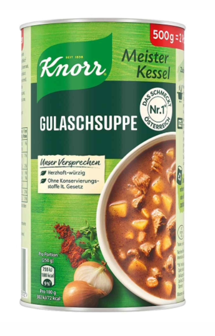 Knorr Goulashsoep 500 gram - Afbeelding 2