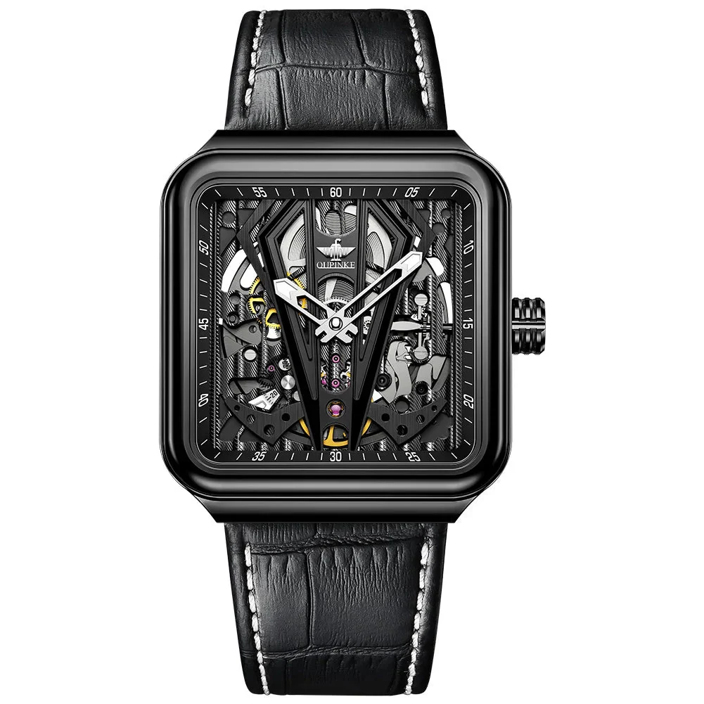 Skeleton Horloge – Mechanisch en Waterdicht - Zwart