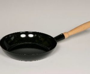 Riess – Koekenpan – houten steel – zwart – 20 cm