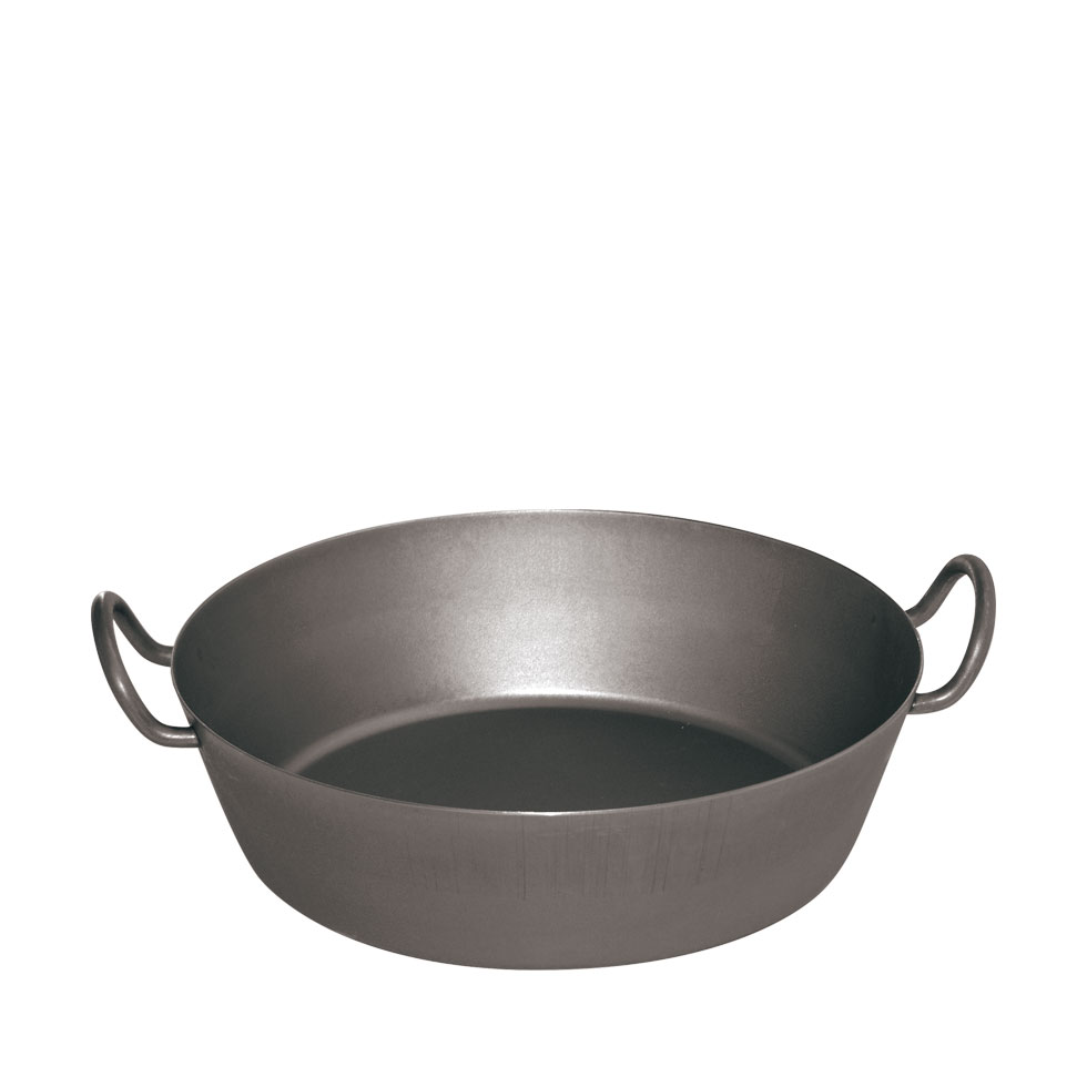 Riess – IJzeren schnitzelpan – 24 cm - Afbeelding 2