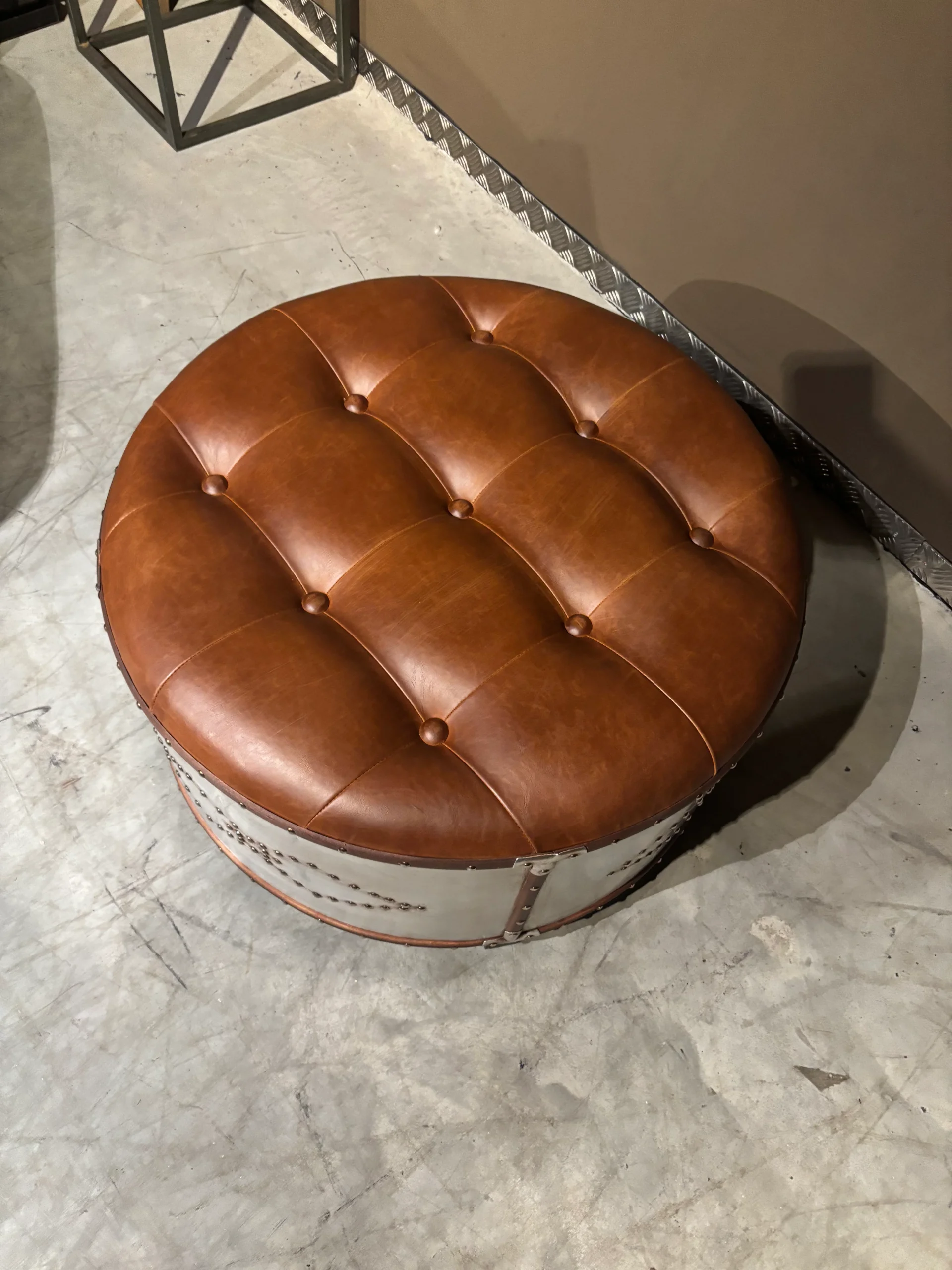 Set van 3 Ottoman/Hockers - Afbeelding 4