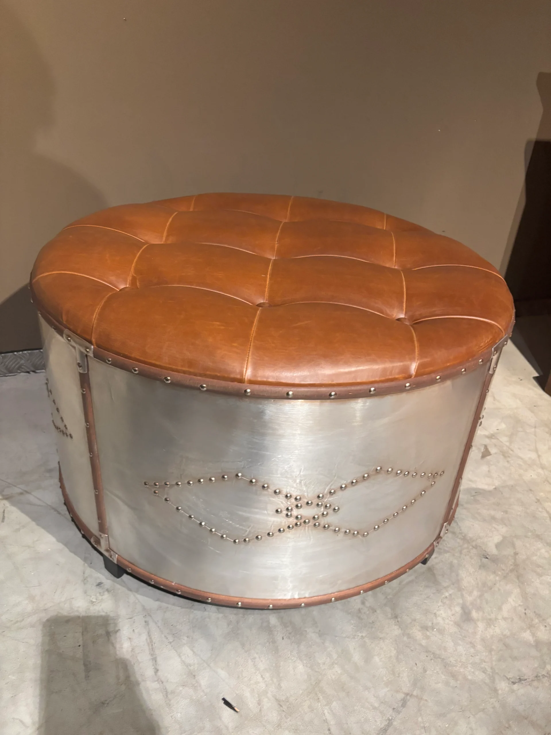 Set van 3 Ottoman/Hockers - Afbeelding 3