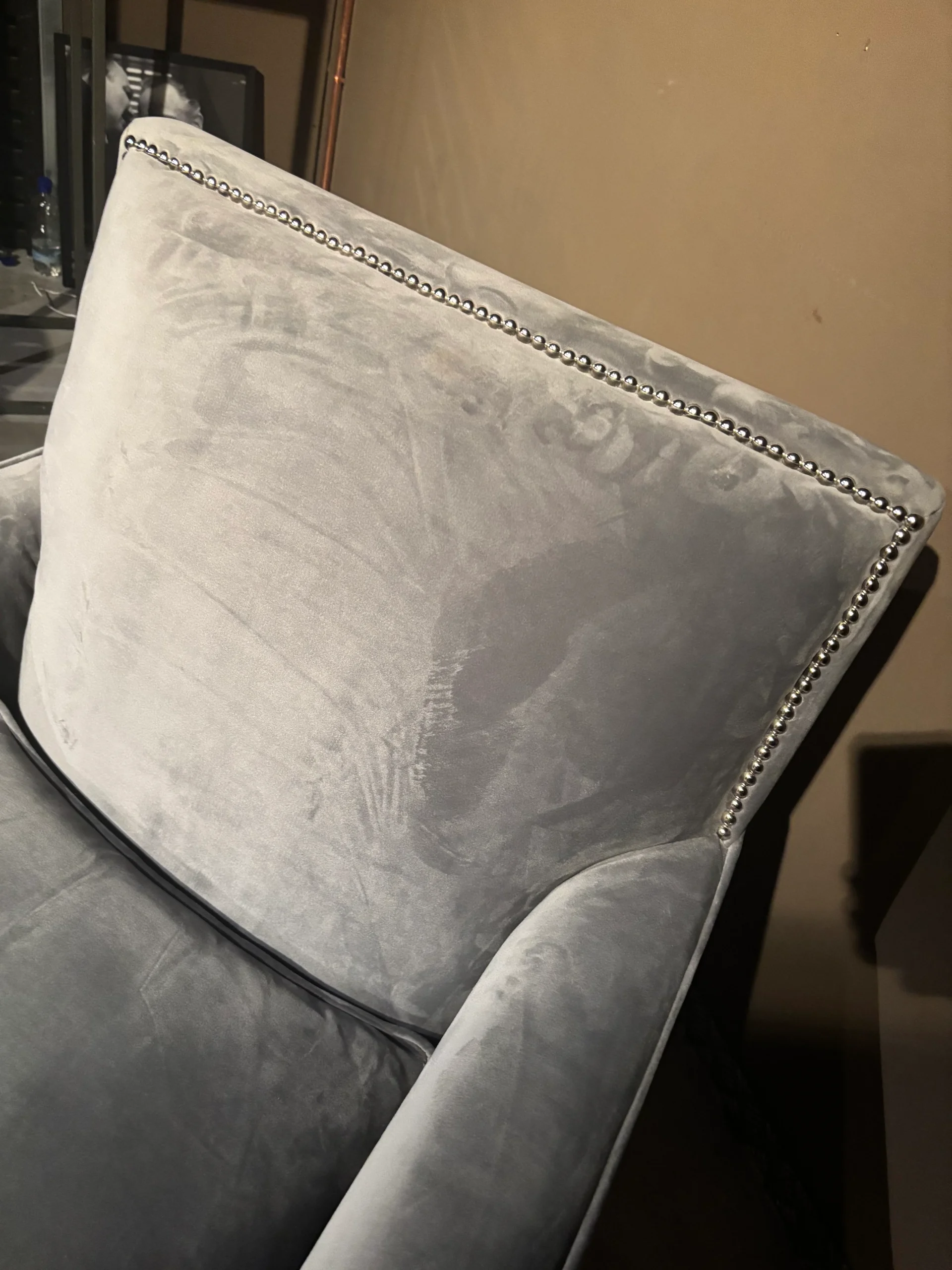 Nieuwe Velvet Fauteuil Orgineel Timothy Oulton Gelabeld - Afbeelding 3