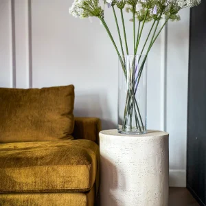 PTMD Chandar Cream MgO Round  bijzettafel