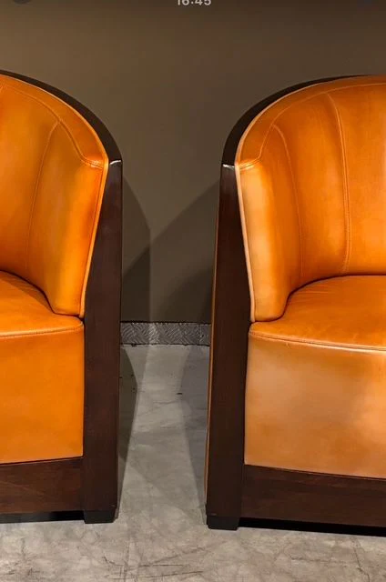 2 Schuitema Morris Art Deco Fauteuils - Afbeelding 3