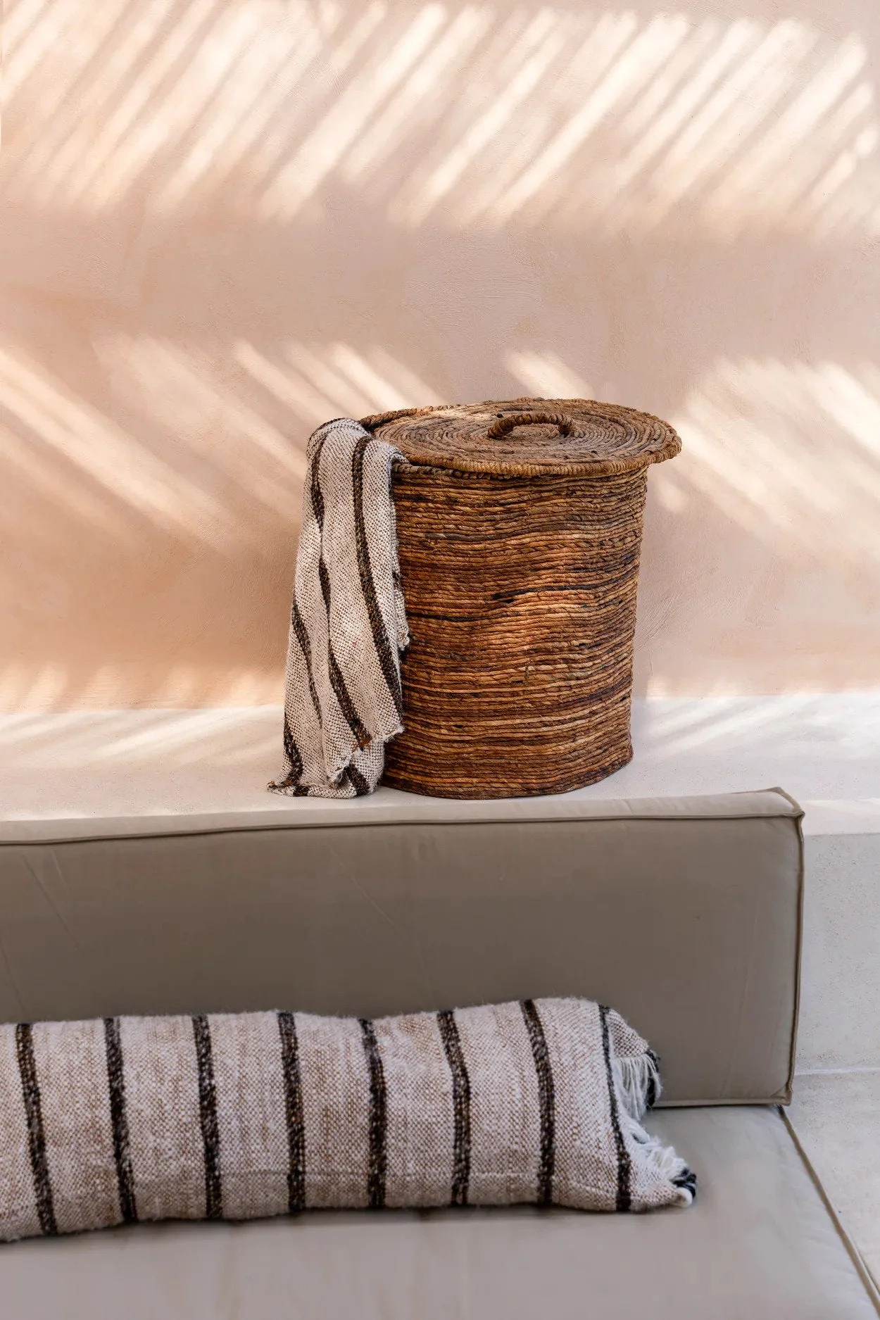 Chingon Banana Mand – L – Naturel - Afbeelding 3