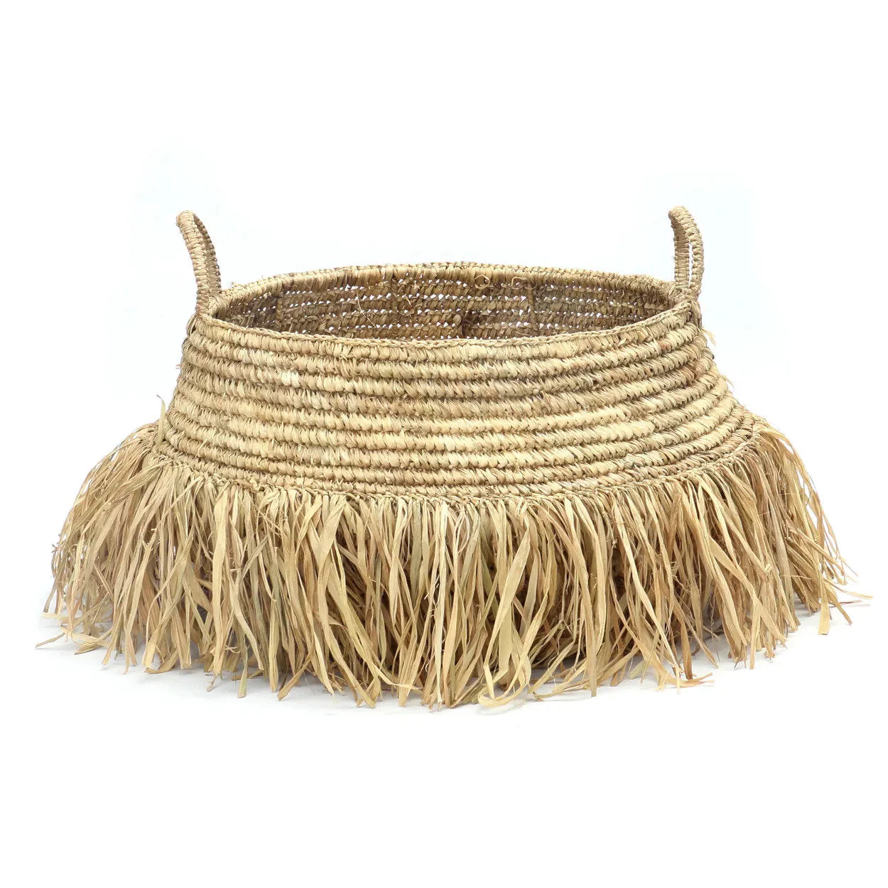 Raffia Deluxe Mand – L – Naturel - Afbeelding 2