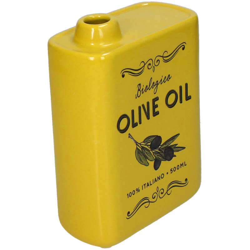 Vaas Olijfolie – Geel Keramiek - Afbeelding 3