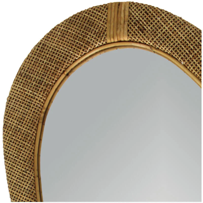 Spiegel Rattan Naturel - Afbeelding 3