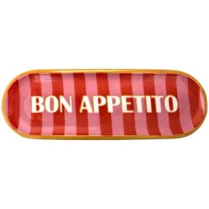 Italiaanse Mangohouten Serveerschaal „Bon Appetito” – Multi