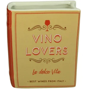 Italiaanse Vaas Boek Vino – Beige Dolomiet