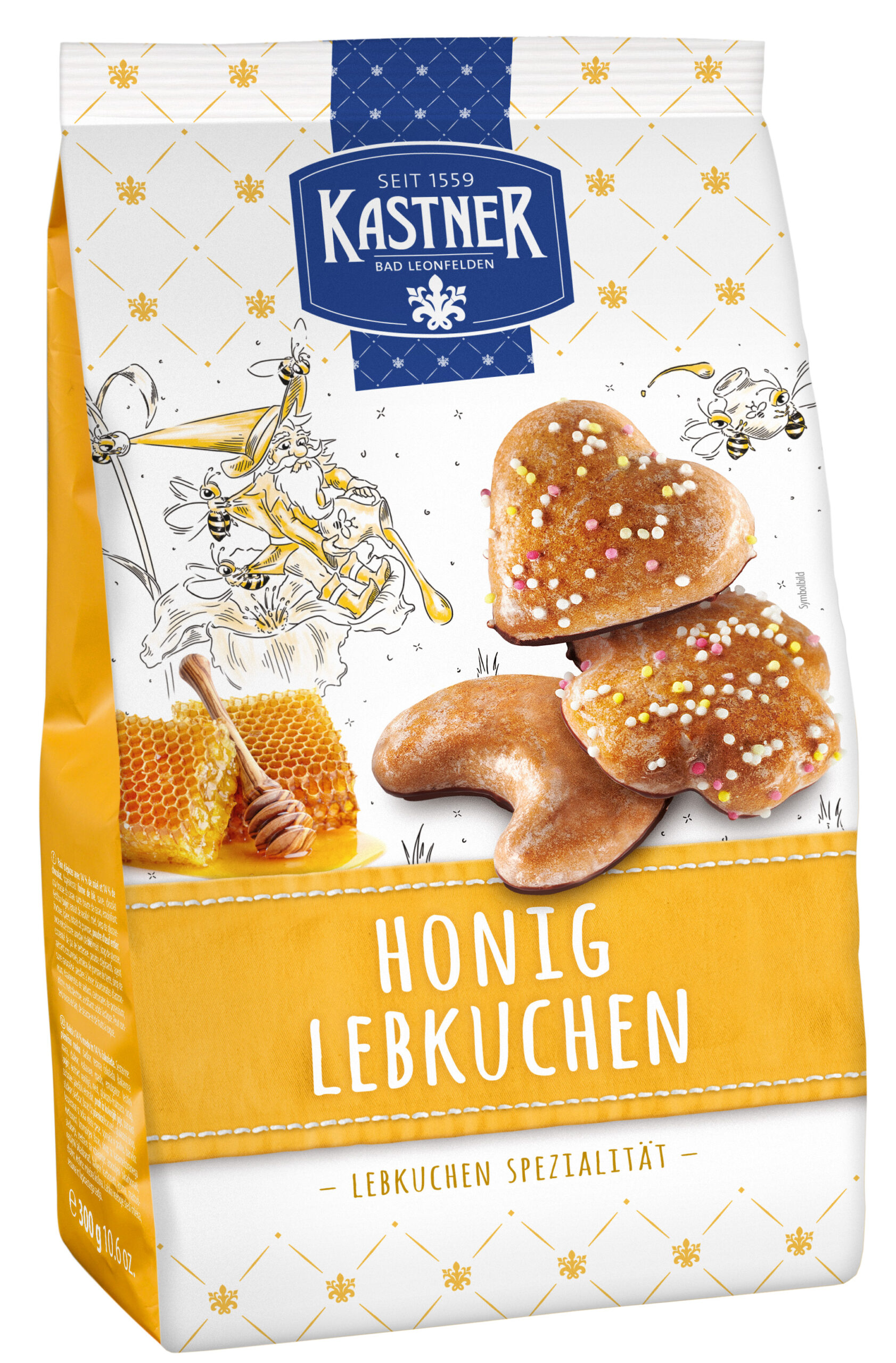 Kastner Lebkuchen met honing 300 gram - Afbeelding 2