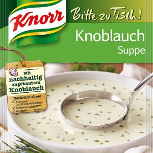 Knorr Knoblauchsuppe Bitte zu Tisch