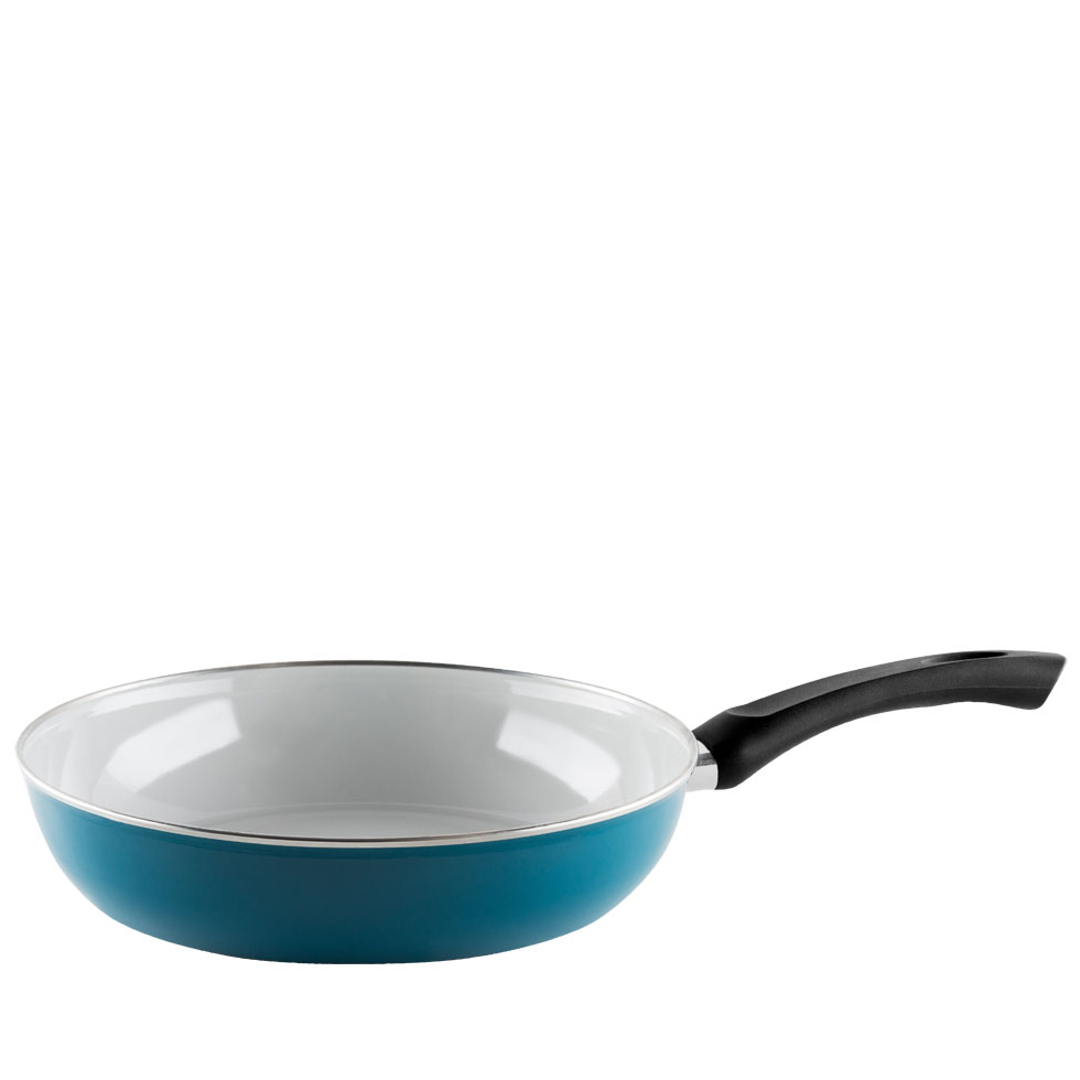 Riess – Koekenpan – aquamarijn – 28 cm - Afbeelding 2