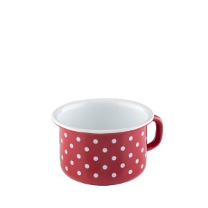 Riess – Drinkbeker – rood-witte stippen – 10 cm – 0,4 ltr
