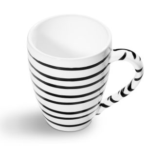 Koffiebeker Max – Gevlamd zwart – 0,3 ltr