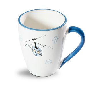 Koffiebeker Max – Winter – Gondel blauw – 0,3 ltr