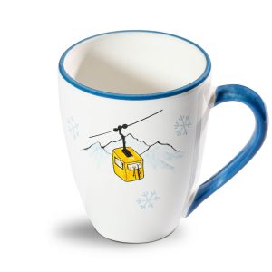 Koffiebeker Max – Winter – Gondel geel – 0,3 ltr