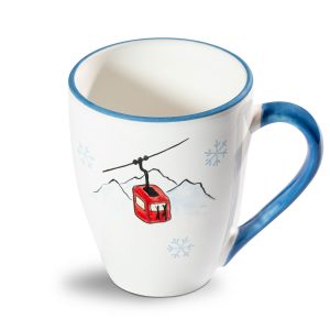 Koffiebeker Max – Winter – Gondel rood – 0,3 ltr