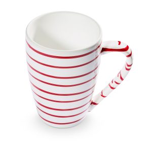 Koffiebeker Supermax – Gevlamd rood – 0,5 ltr