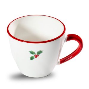 Koffiekopje – Winterbes robijnrood – 0,2 ltr