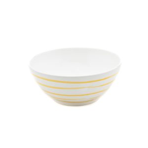 Kom – Gevlamd geel – 27 cm