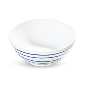 Kom – Gevlamd donkerblauw – 17 cm