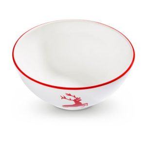 Kom – Hert robijnrood – 17 cm