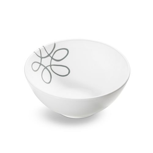 Kom – Puur gevlamd grijs – 23 cm