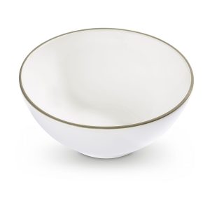 Kom – Rand grijs – 17 cm