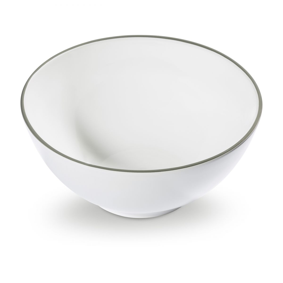 Kom – Rand grijs – 27 cm - Afbeelding 2