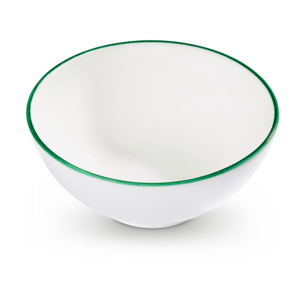 Kom – Rand groen – 17 cm - Afbeelding 2