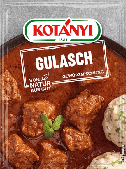 Kotanyi – Gulasch kruiden – zakje 31 gr
