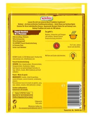 Kotanyi – Punsch kruiden – zakje 12 gr - Afbeelding 3