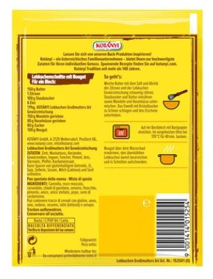 Kotanyi – Lebkuchen Grossmutters Art – 30 gr - Afbeelding 3