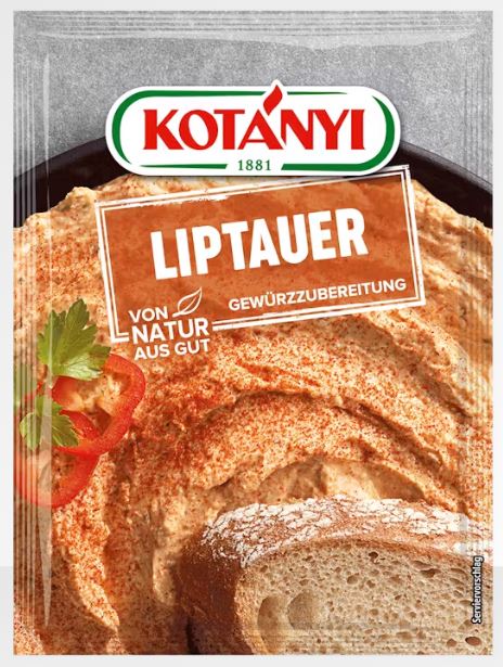 Kotanyi – Liptauer kruidenmix – zakje 16 gr - Afbeelding 2