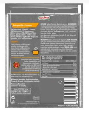 Kotanyi – Wild kruiden – zakje 24 gr - Afbeelding 3