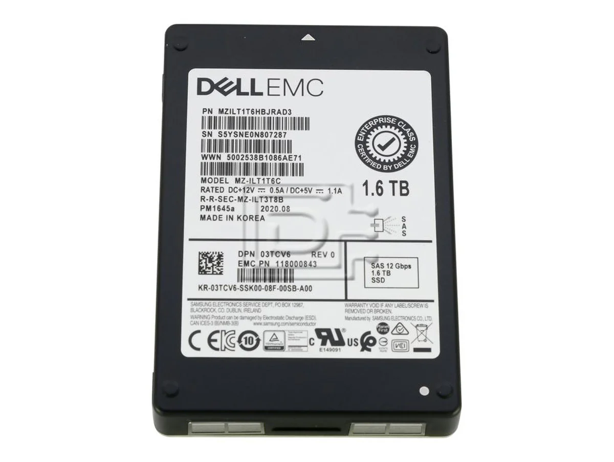Dell 3TCV6 / Samsung MZ-ILT1T6C - 1.6 TB - Afbeelding 2