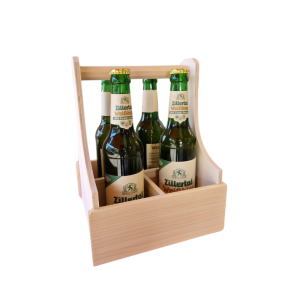 Männerhandtasche – voor 4 (bier)flesjes 0,33ltr  (inclusief)
