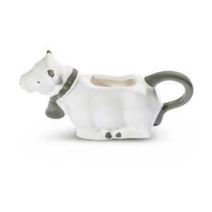 Melkkannetje koe – Rand grijs – 0,16 ltr